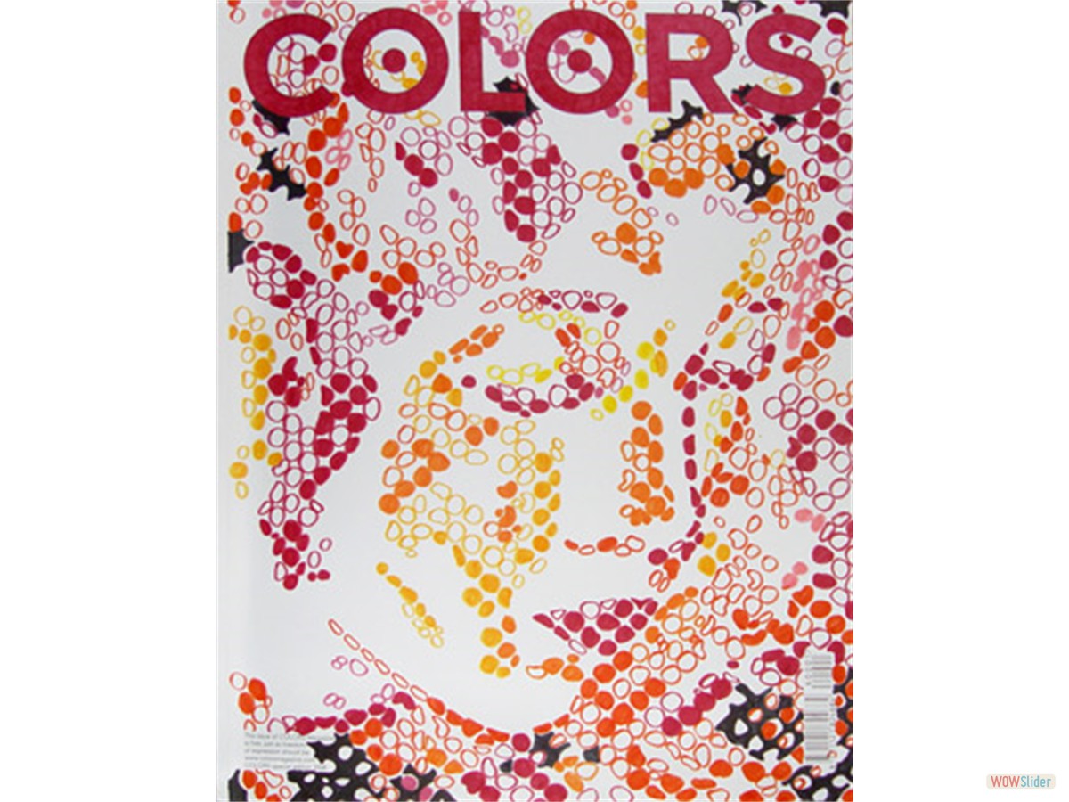 Copertina della rivista Colors illustrata da Cristina Sosio