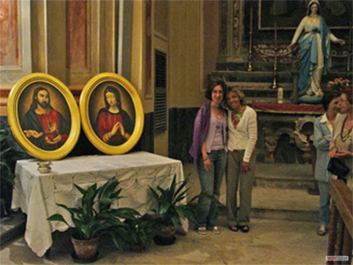 Cristina Sosio con la Signora Fornelli