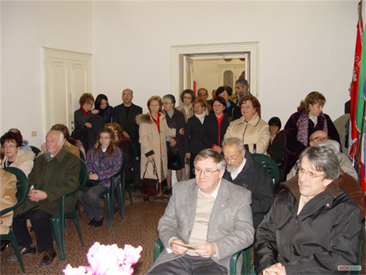 La presentazione della mostra