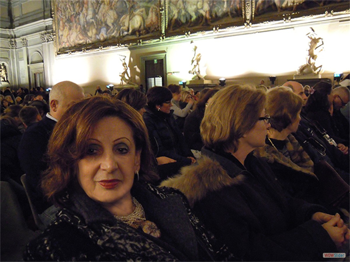 Premiazione Salone dei Cinquecento in Palazzo vecchio, piazza della Signoria, Firenze