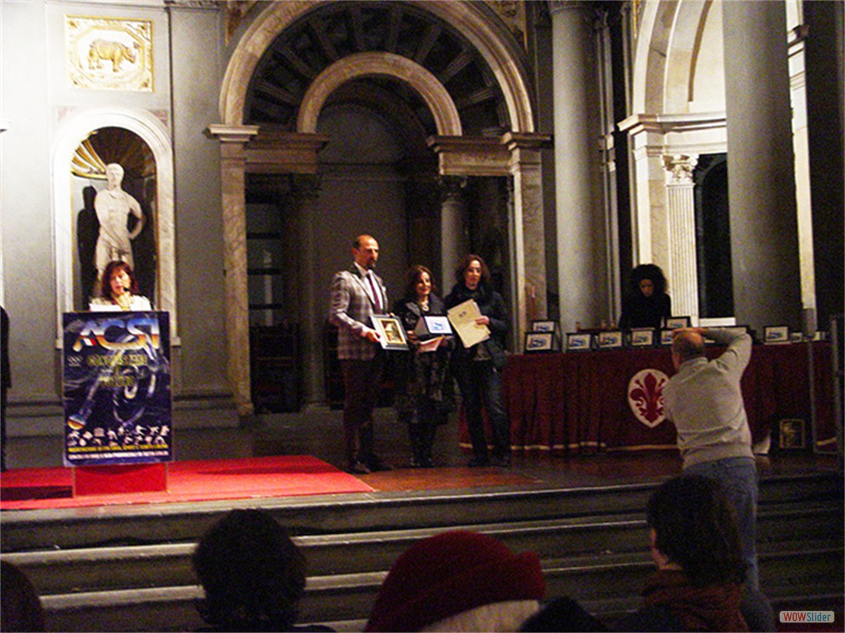 Premiazione Salone dei Cinquecento in Palazzo vecchio, piazza della Signoria, Firenze 
