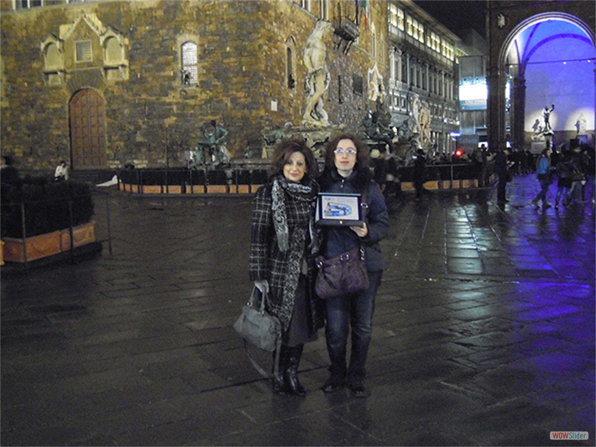 Premiazione Le autrici del libro Franca Maria Ferraris e Cristina Sosio