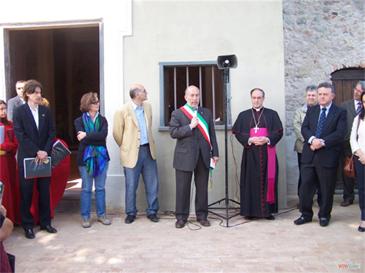 L'inaugurazione del parco archeologica di San Pietro in Carpignano (9 maggio 2009)