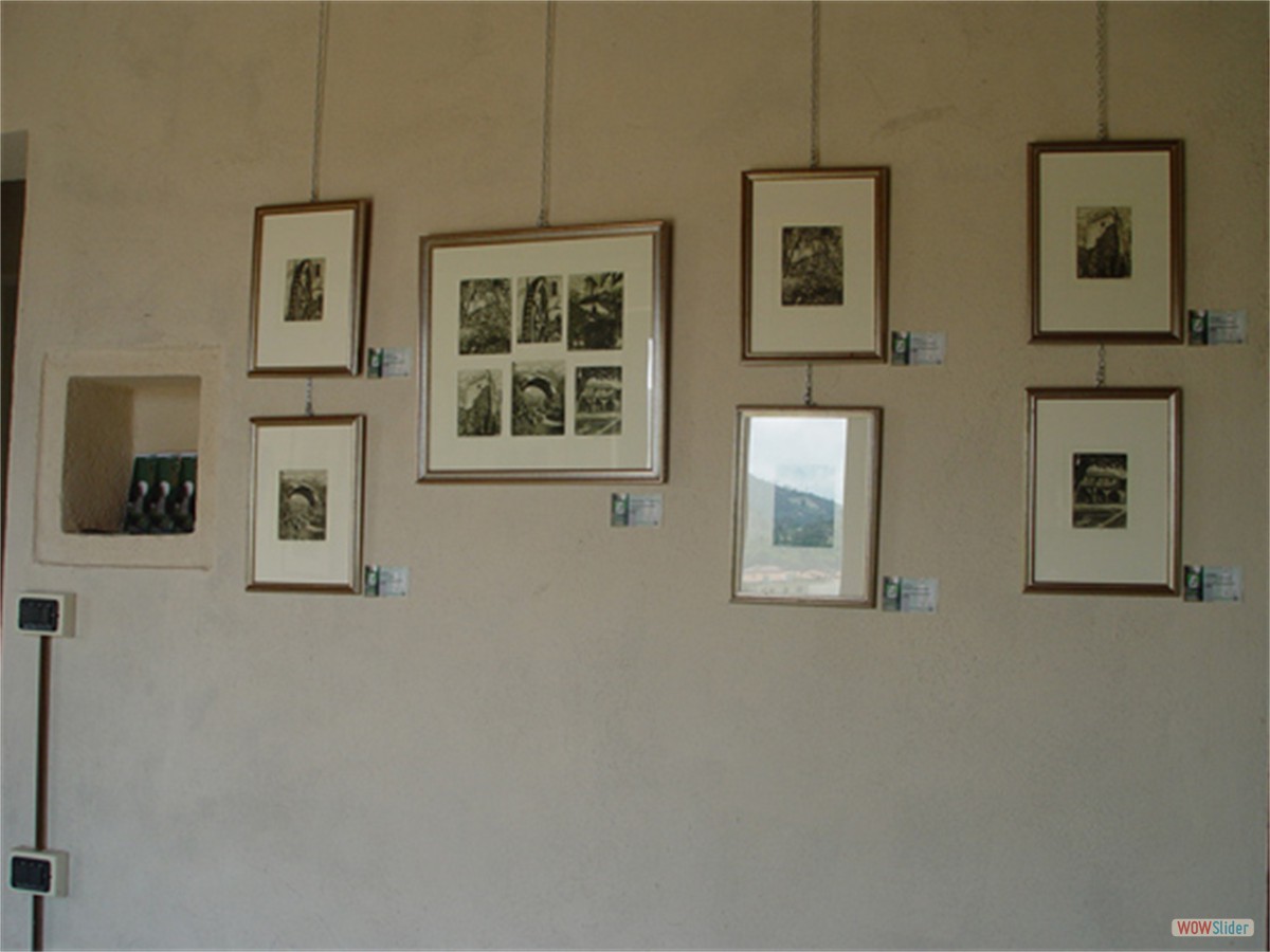 La sala della mostra 