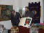 Il Prof. Almerino Lunardon e il Dott. Bruno Barbero presentano la litografia realizzata per l'occasione