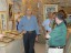 Pippo Franco visita la mia mostra
