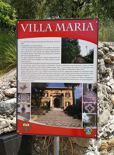 Pannello Villa Maria